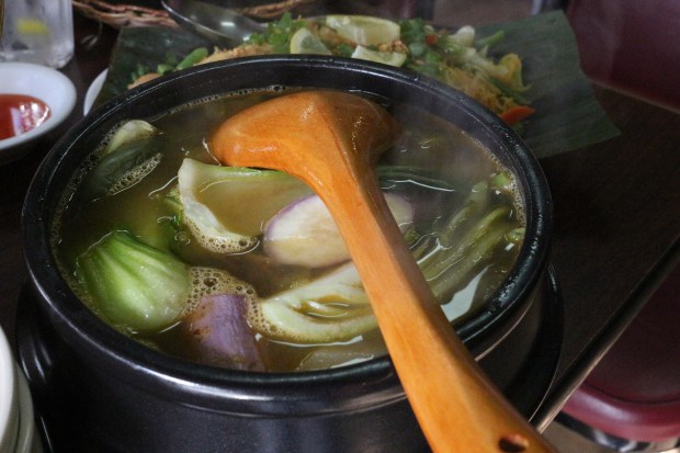 Sinigang: a tamarind-based soup