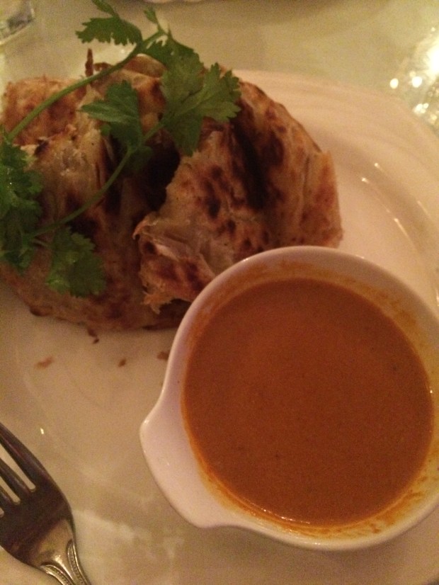 Roti with sauce